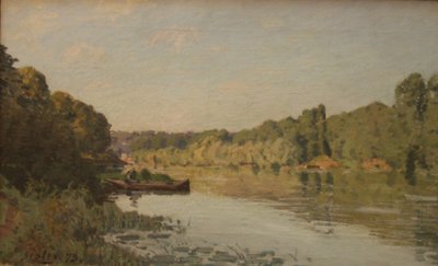 Landscape from Bougival by Alfred Sisley